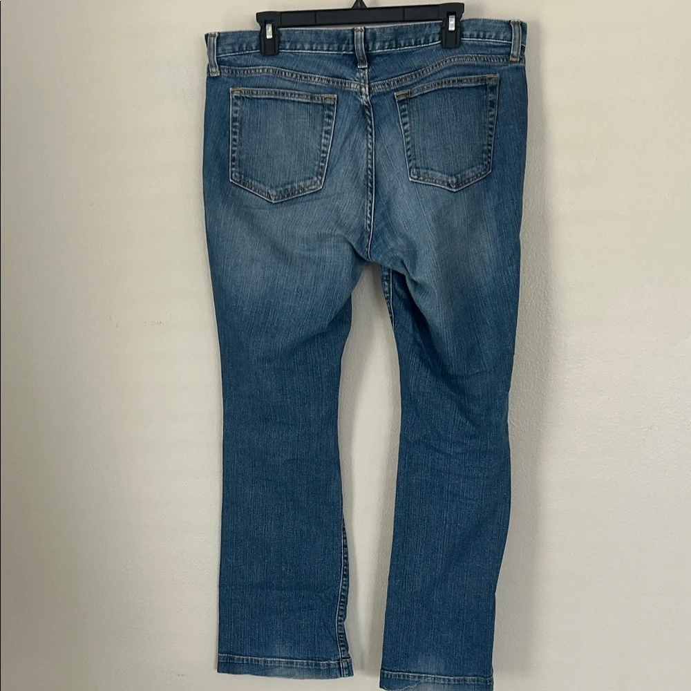 GAP Women's Long and Lean Boot Cut Jeans in Denim Blue Size 14/32R - Picture 3 of 5